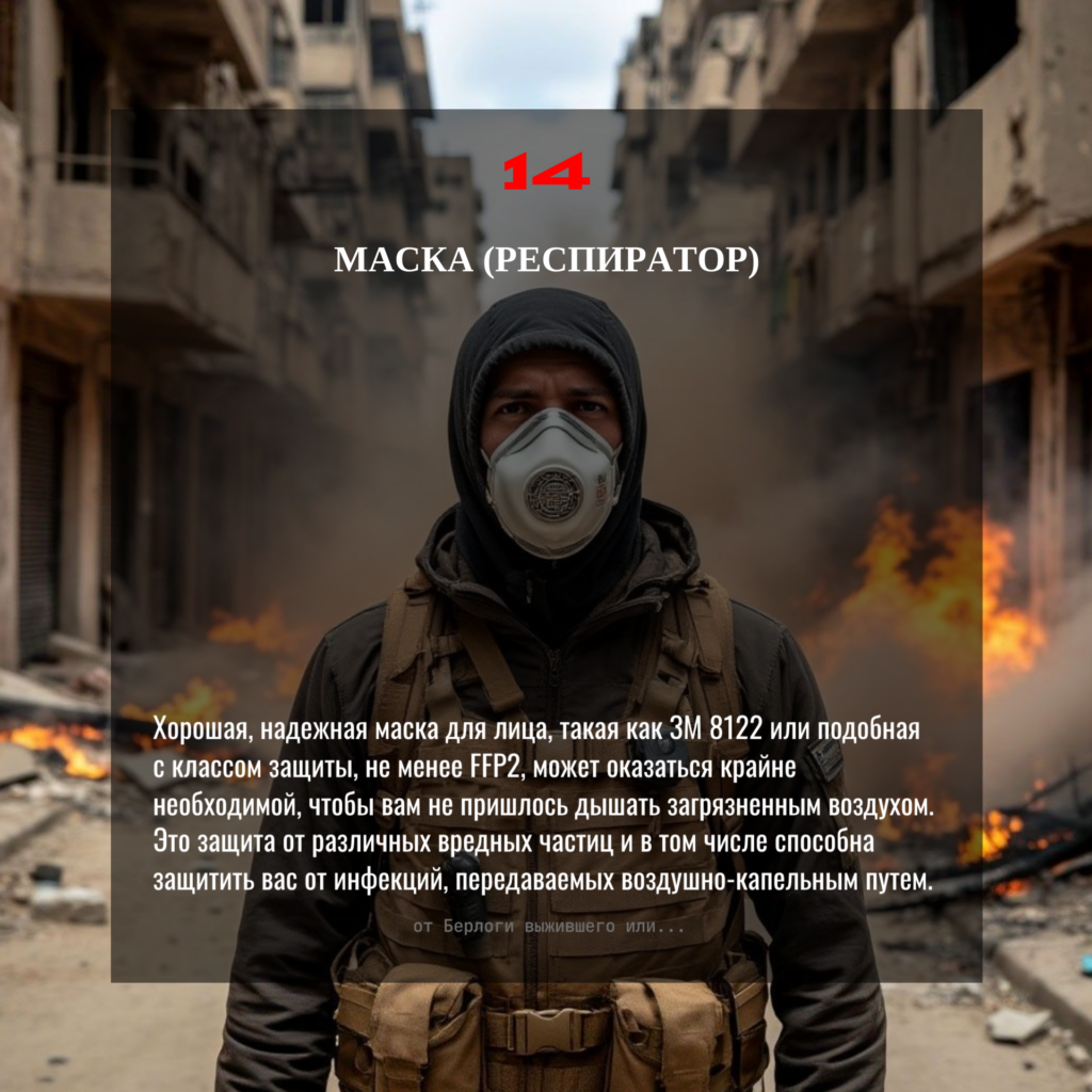 Маска респиратор 