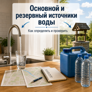 Читать далее о этой статье Основной и резервный источник воды: как выбрать